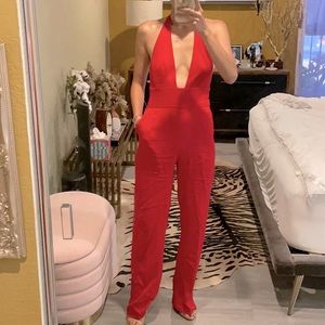 Bespoke La Mania halter backless jumpsuit jumper